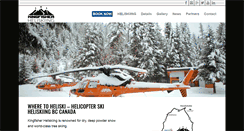 Desktop Screenshot of kingfisherheliskiing.com